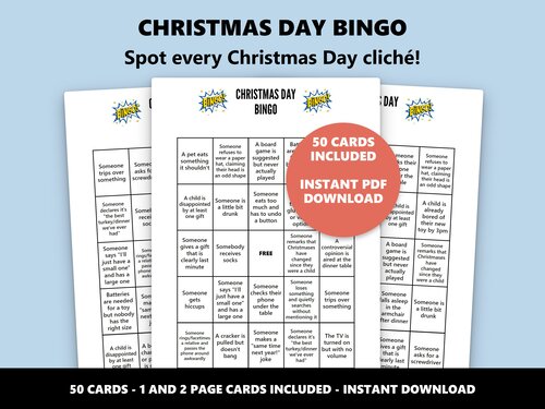 Christmas Day Bingo game preview