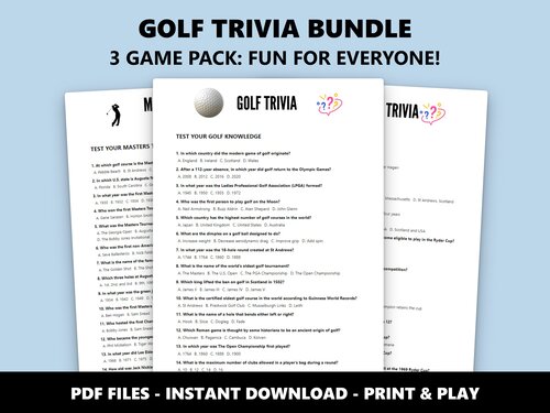 Golf Trivia Bundle preview