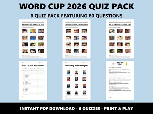 World Cup 2026 Quiz Pack preview